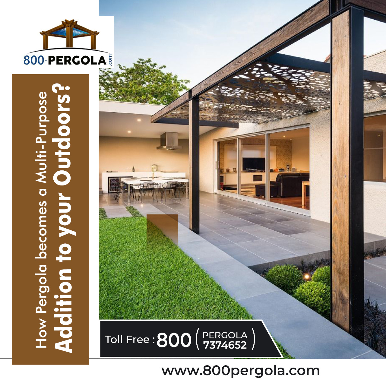 How Pergola becomes a Multi-Purpose Addition to your Outdoors?