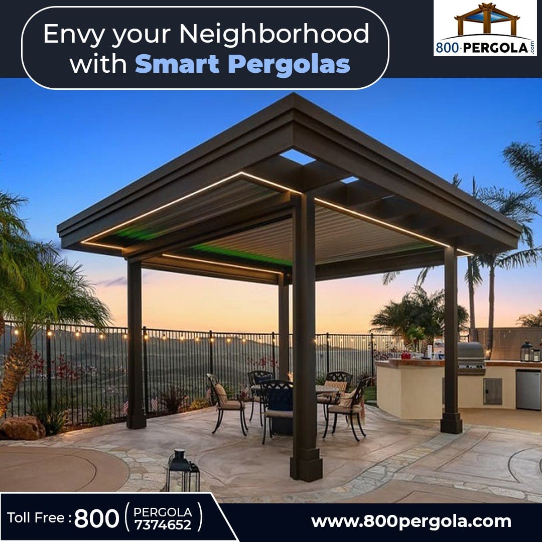 Envy Others With Your Smart Pergolas