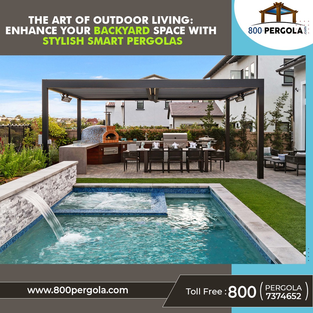 Experience the advantages of smart pergolas, customize to your style, & elevate your outdoor living & backyard space with year-round comfort.