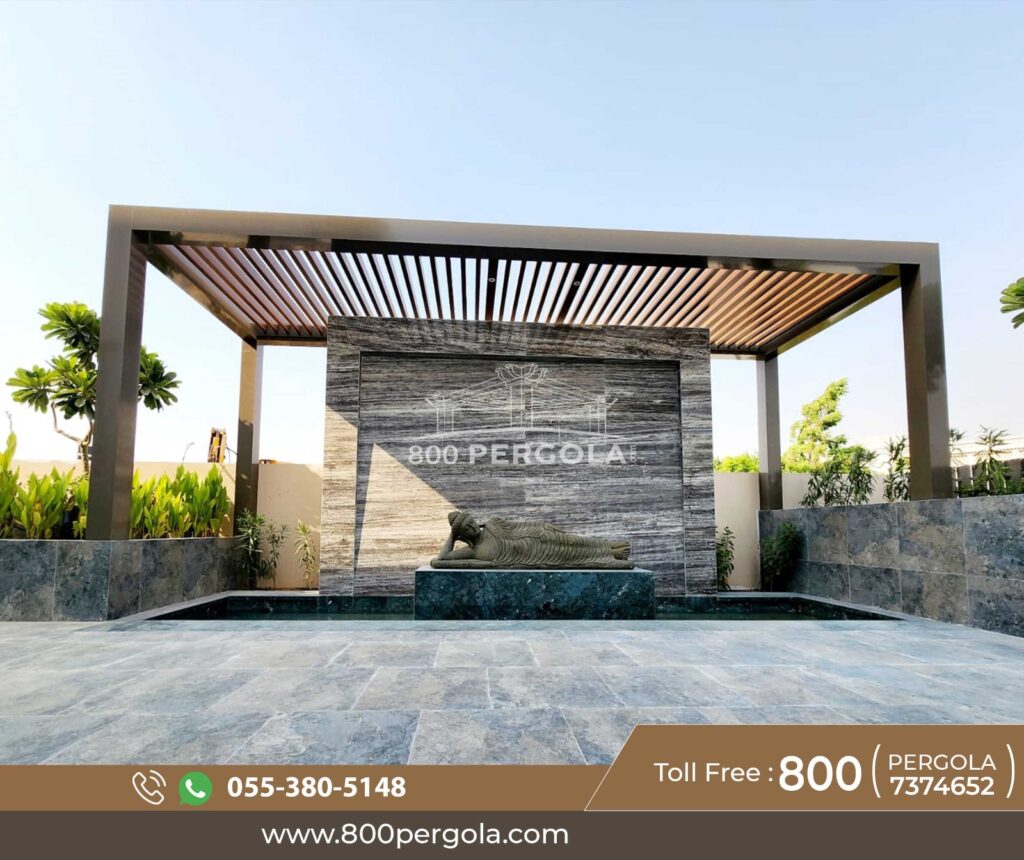 Aluminium-Pergola-at-Dubai-Hills