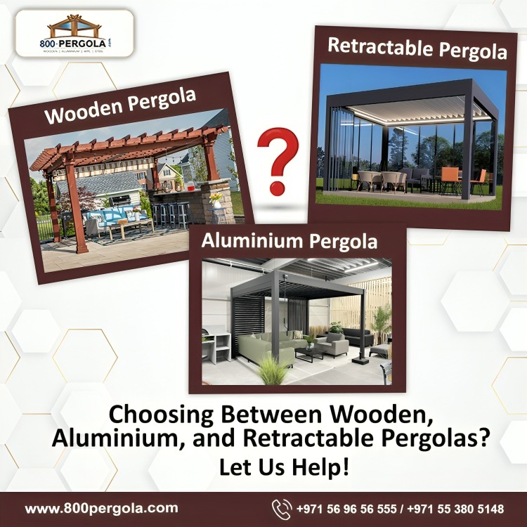 Wooden, Aluminium, or Retractable Pergolas? Discover their unique benefits & choose the perfect pergola to enhance your outdoor space!