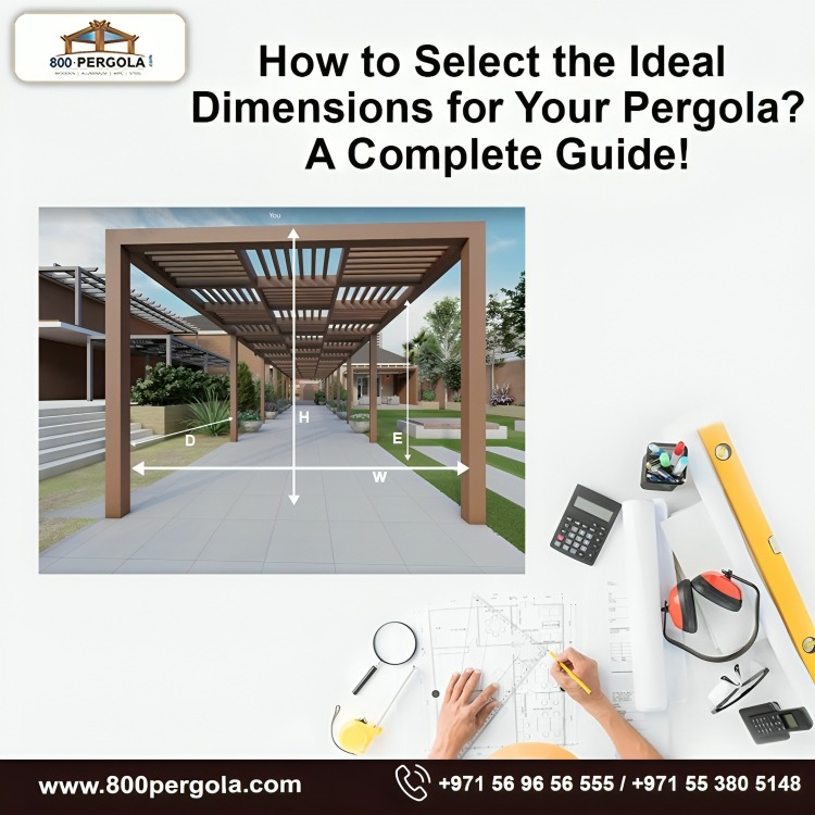 Discover how to select the perfect pergola dimensions for your outdoor space. Get expert tips on size, layout, cost, and trends in Dubai. Call 800Pergola today!