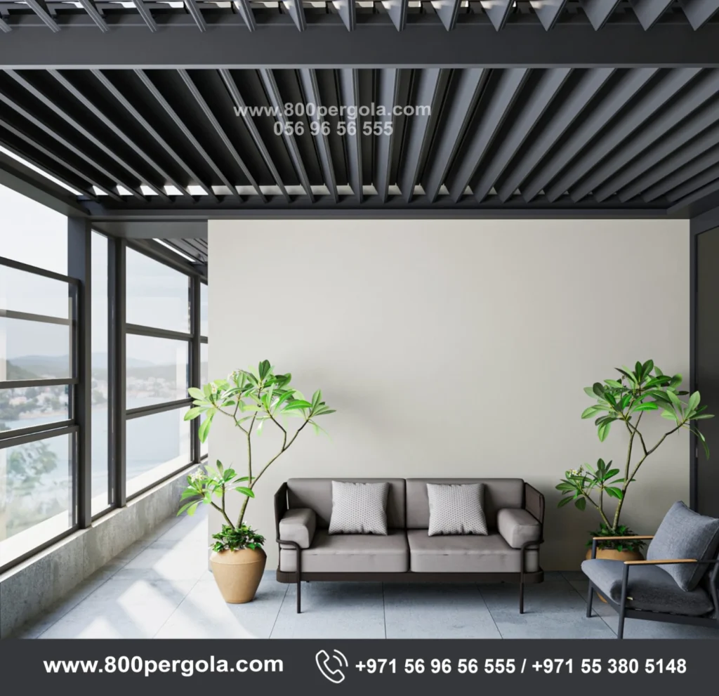 Bioclimatic pergola in Dubai