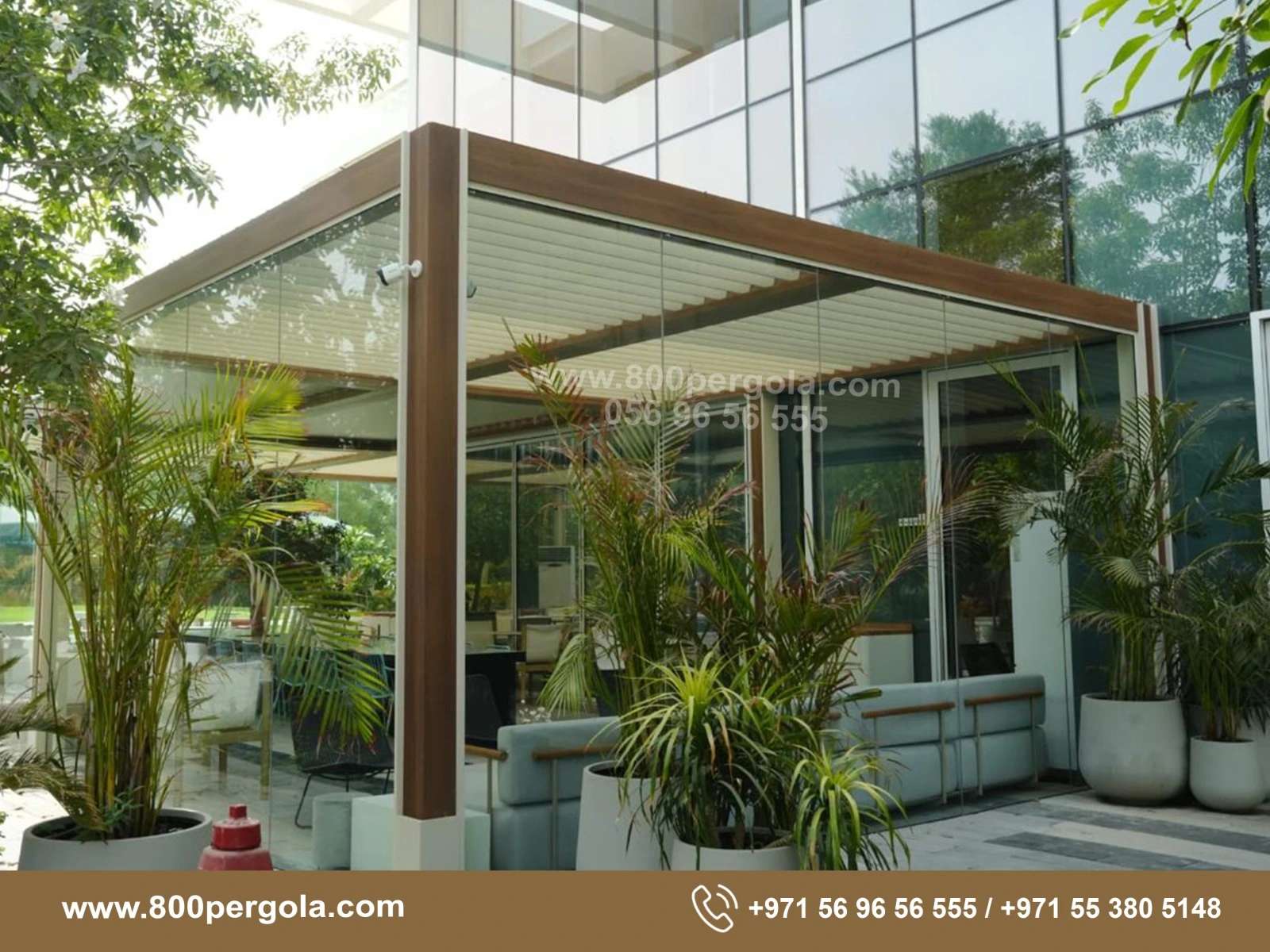 Commercial pergola Al Barari