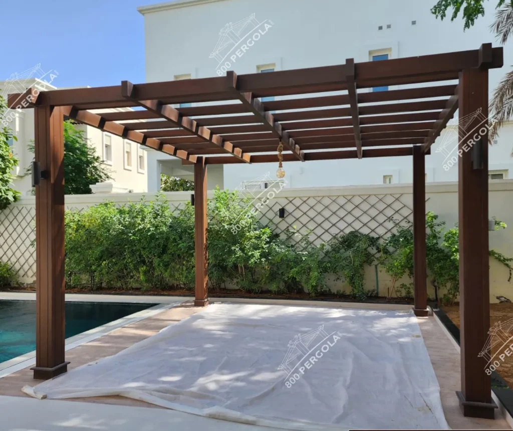 Wooden-Pergola-in-Emirates-Hills