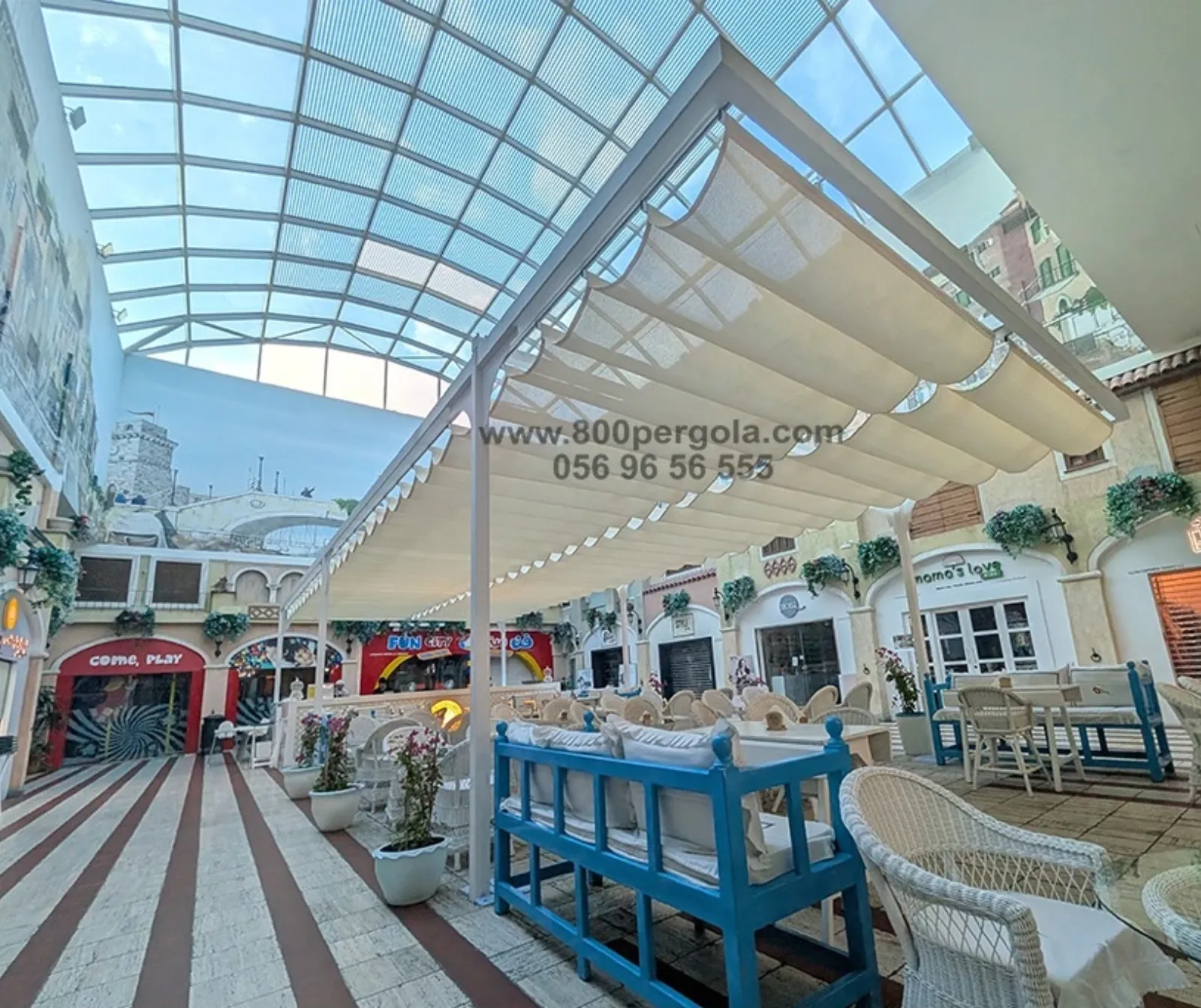 Motorized-Wave-fabric-system-at-Mercato-Mall