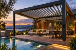 Tiltable Pergola vs Fixed-Roof Pergola Dubai | 800 Pergola