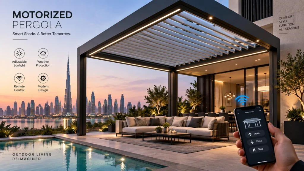 Motorized Pergola | Smart Louvered Roofs & Outdoor Shades
