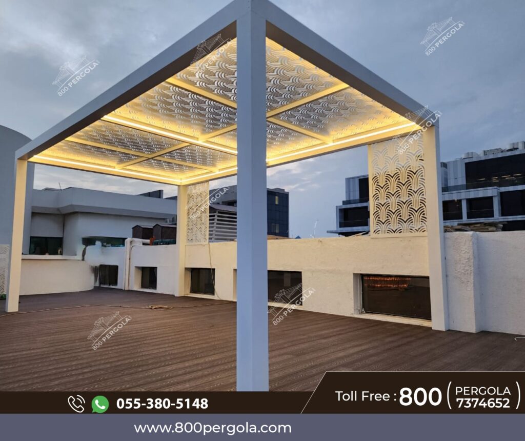 aluminium pergola