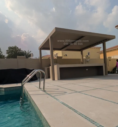 Our-Latest-Project-at-Jumeirah-Park. Weve-successfully-completed-the-installation-of-our-Aluminium-Motorized-Pergola-with-adjustable-louvers-transforming-this-villa’s-outdoor-space-into-a-modern-functional-retreat