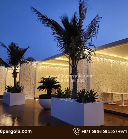 Motorized pergola in Burj Al Arab