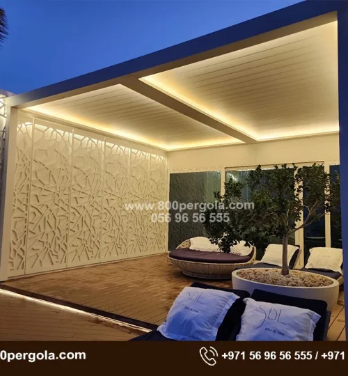 Motorized pergola in Burj Al Arab