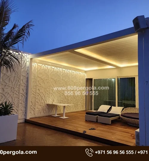 Motorized pergola in Burj Al Arab