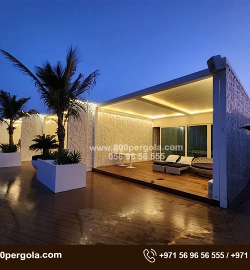 Motorized pergola in Burj Al Arab